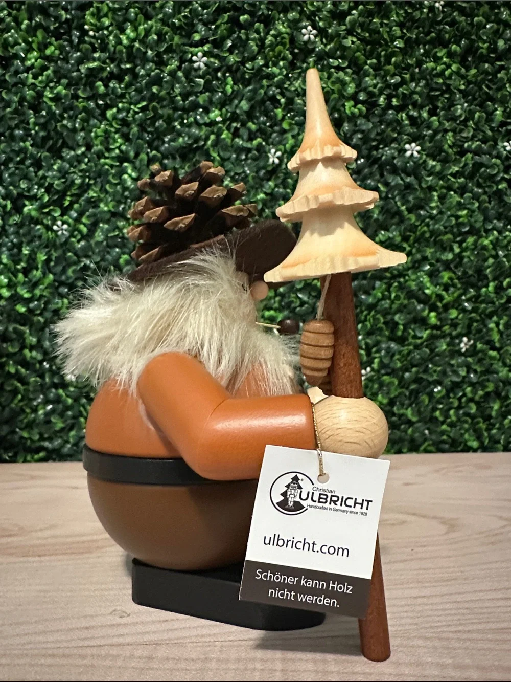 Christian Ulbricht Chubby Pine Cone Man Incense Smoker
